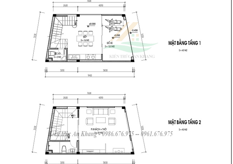 Nhà phố 4 tầng 1 tum tại thành phố Vinh