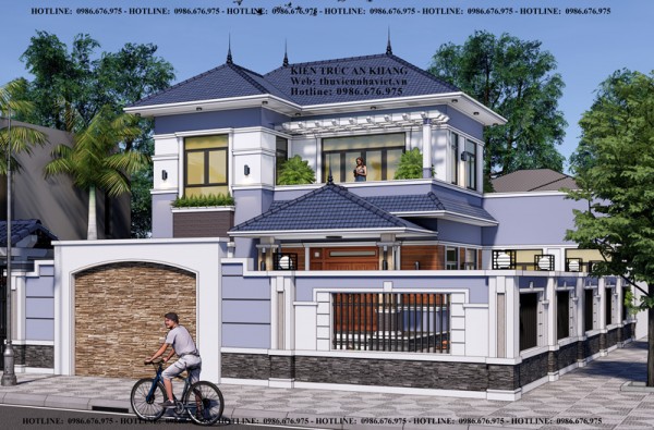 Mẫu Biệt Thư Đẹp 2 Tầng Mái Nhật 100m2 Tại Thanh Oai Thành Phố Hà Nội