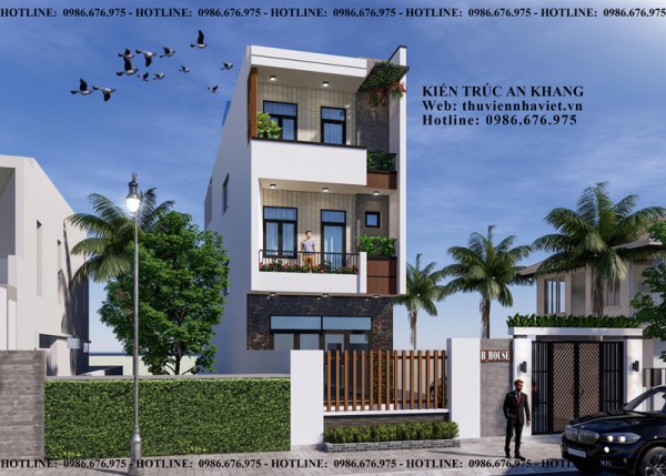 Chiêm Ngưỡng Mặt Tiền Nhà Ống 3 Tầng Đơn Giản Tối Ưu Công Năng Sử Dụng