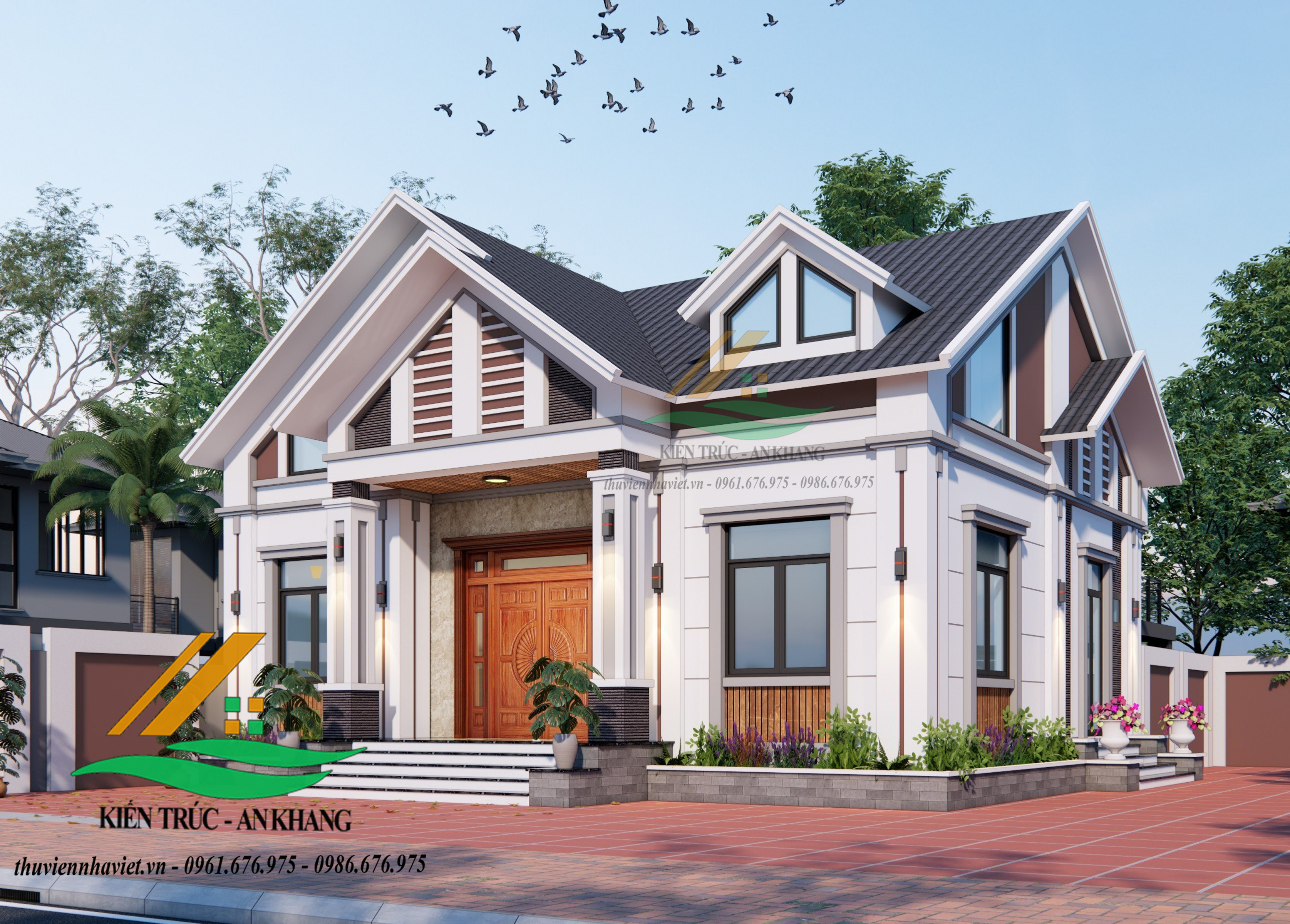 Mẫu Thiết Kế Nhà Cấp 4 Đơn Giản Đẹp Lạ Tại Nông Thôn Xã Quảng Phú Cầu Ứng Hoà TP Hà Nội