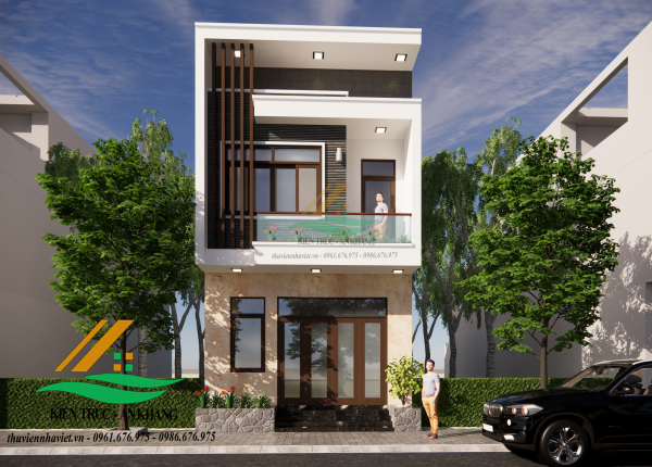 Mẫu Thiết Kế Nhà Phố Hiện Đại 2 Tầng 5x13M Tại Quảng Phú Cầu Ứng Hoà TP Hà Nội