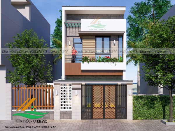 CÙNG KHÁM PHÁ MẶT TIỀN CĂN NHÀ ỐNG 2 TẦNG PHONG CÁCH HIỆN ĐẠI CÓ GÌ KHÁC BIỆT
