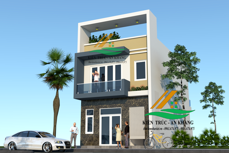 Mẫu thiết kế nhà phố 2 tầng đẹp tại Hưng Yên