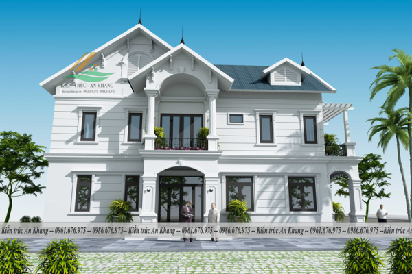 BIỆT THỰ MÁI THÁI TÂN CỔ ĐIỂN 2 TẦNG TẠI THÁI NGUYÊN