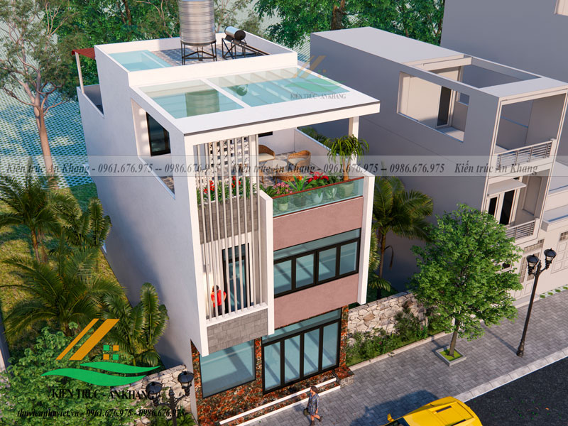 HÉ LỘ MẪU THIẾT KẾ NHÀ ỐNG 2 TẦNG ĐƠN GIẢN ĐẸP CỦA CHỦ ĐẦU TƯ TẠI MỸ ĐỨC - TP HÀ NỘI