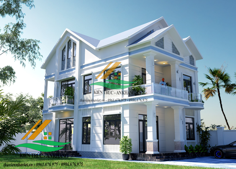Khám Phá Ngay Mẫu Thiết Kế Biệt Thự Mái Thái 2 Tầng Huyện Kỳ Sơn Tỉnh Hoà Bình