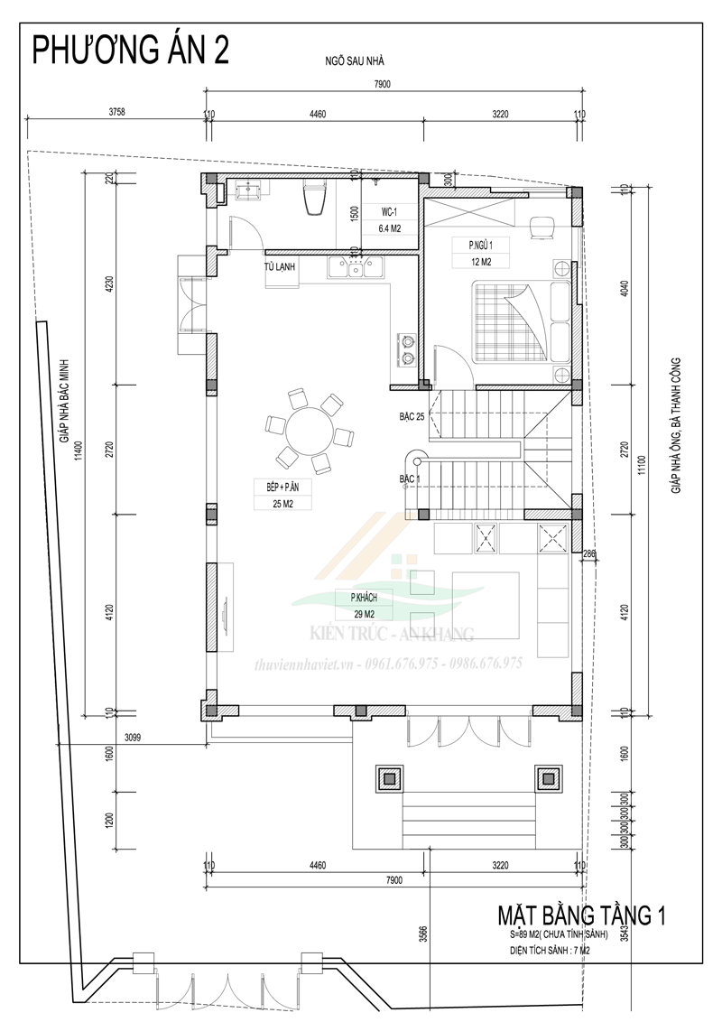Mãn Nhãn Với Mẫu Thiết Kế Biệt Thự Mái Thái 90m2 Tại Quảng Phú Cầu 