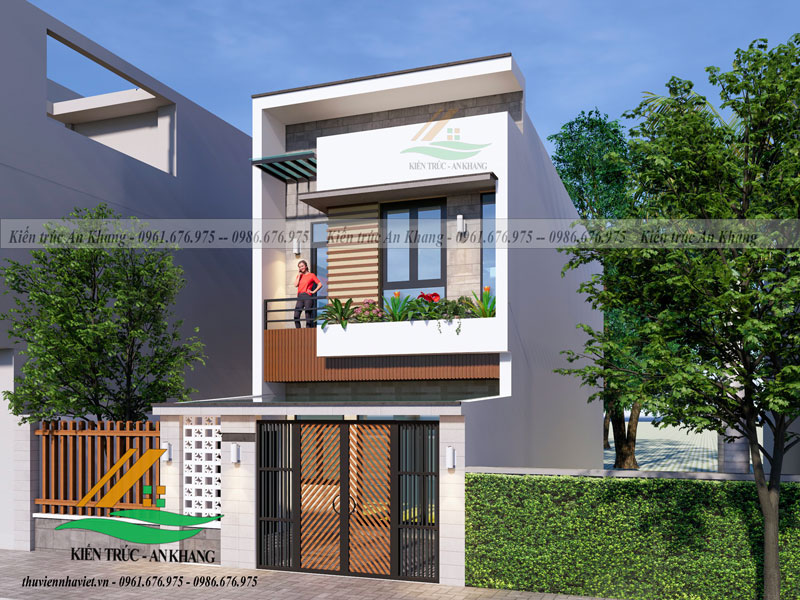 CÙNG KHÁM PHÁ MẶT TIỀN CĂN NHÀ ỐNG 2 TẦNG PHONG CÁCH HIỆN ĐẠI CÓ GÌ KHÁC BIỆT