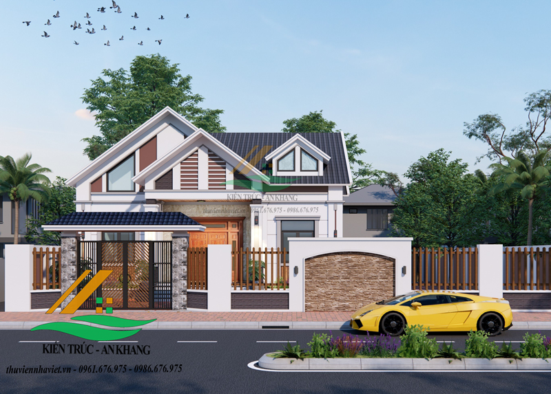 Mẫu Thiết Kế Nhà Cấp 4 Đơn Giản Đẹp Lạ Tại Nông Thôn Xã Quảng Phú Cầu Ứng Hoà TP Hà Nội