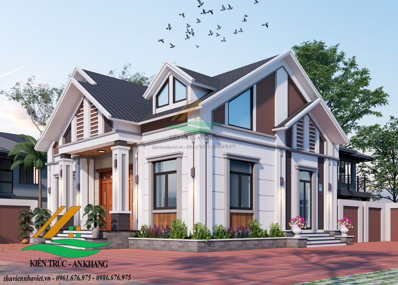 Mẫu Thiết Kế Nhà Cấp 4 Đơn Giản Đẹp Lạ Tại Nông Thôn Xã Quảng Phú Cầu Ứng Hoà TP Hà Nội