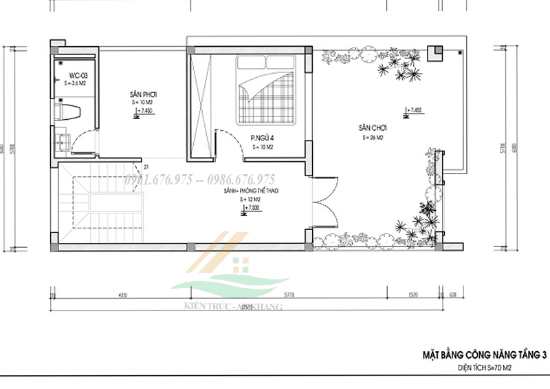 Mẫu Nhà Ống Đẹp 3 Tầng 6M Hiện Đại Thiết Kế Uy Tín Giá Rẻ Tại Ứng Hoà